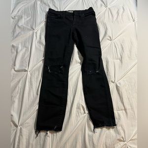 Black Madewell High Riser Super Skinny Jeans
